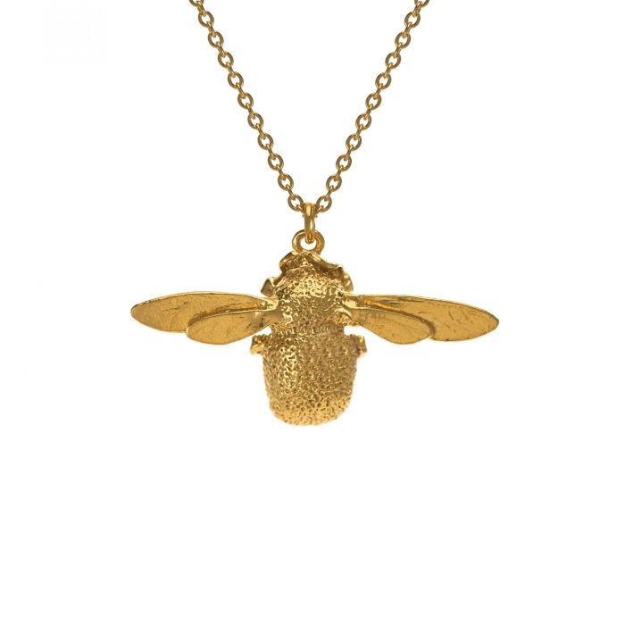 Alex Monroe Sterling Silver GP Bumblebee Necklace - Samuel Perry